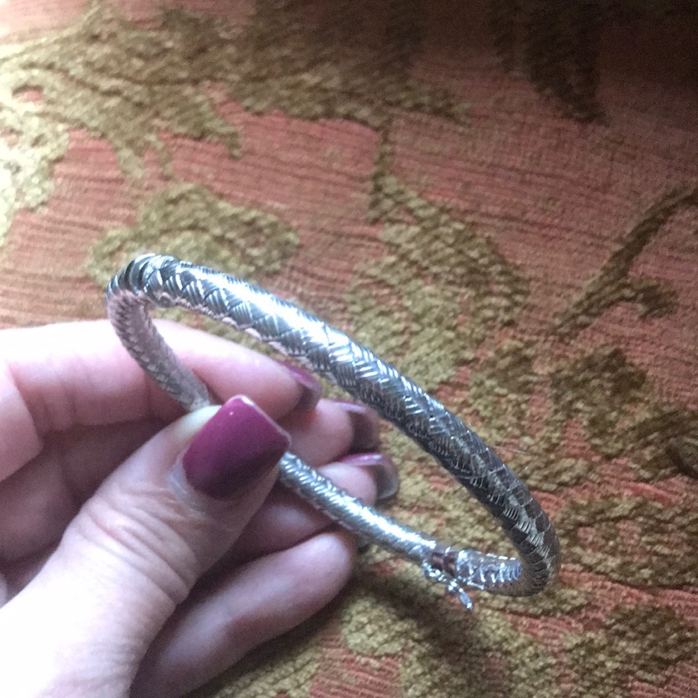 Sterling Silver Braided Bangle - image 4